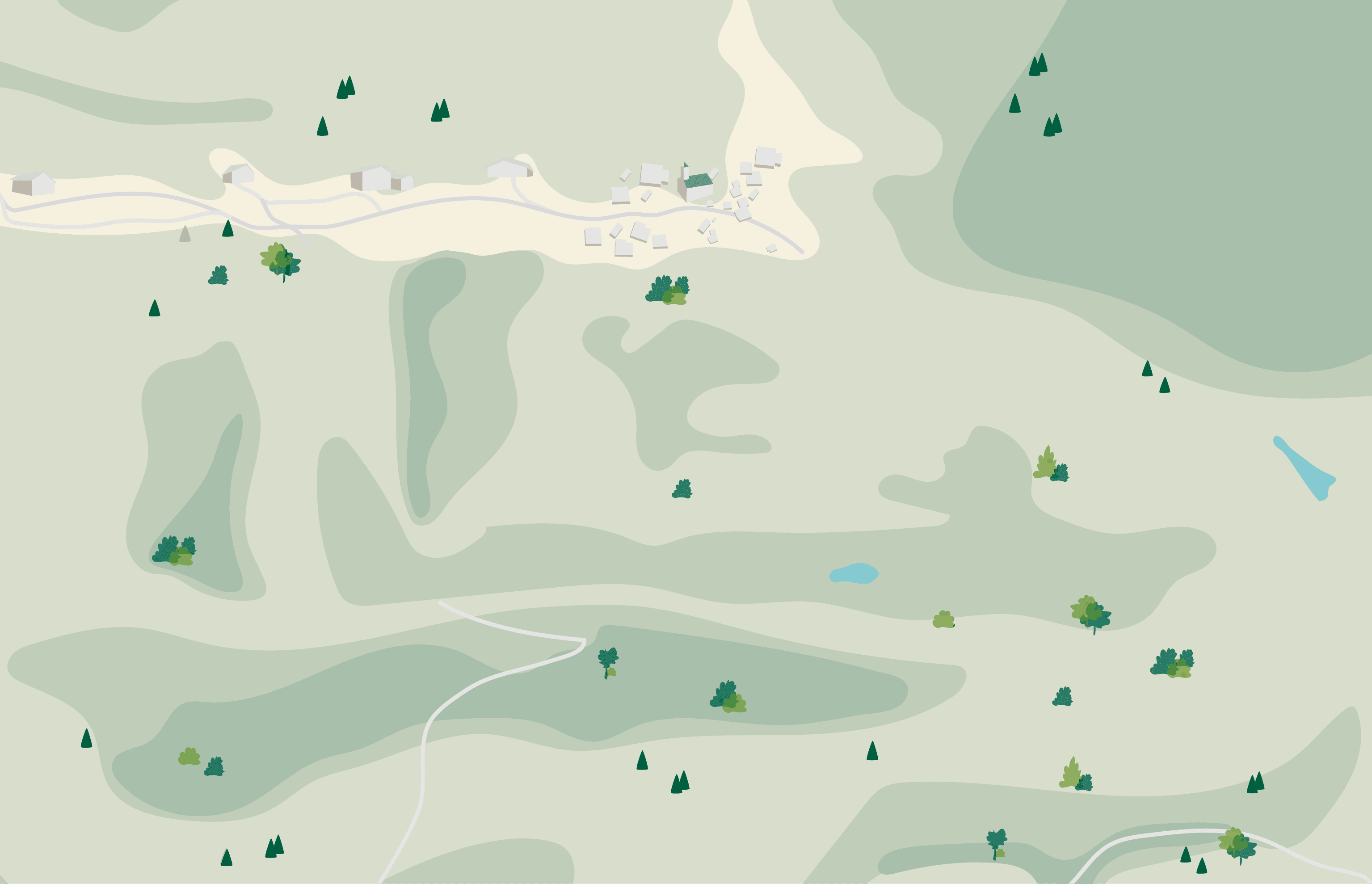 Wanderkarte Rossbrand im Sommer: Wege, Hütten, Lieblingsplatzerl und Gipfel ab der Bergstation der Papagenobahn